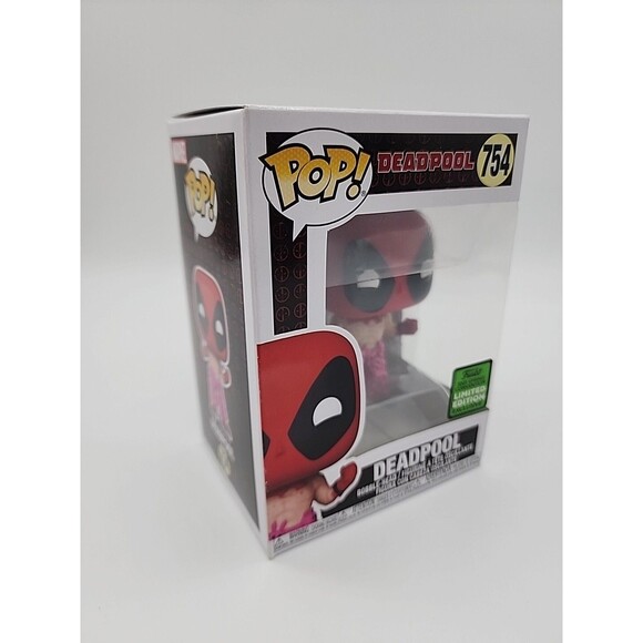 Funko Pop! MAREVL Deadpool #754 2021 ECCC Spring Convention Exclusive Bunny Pant - Picture 3 of 6